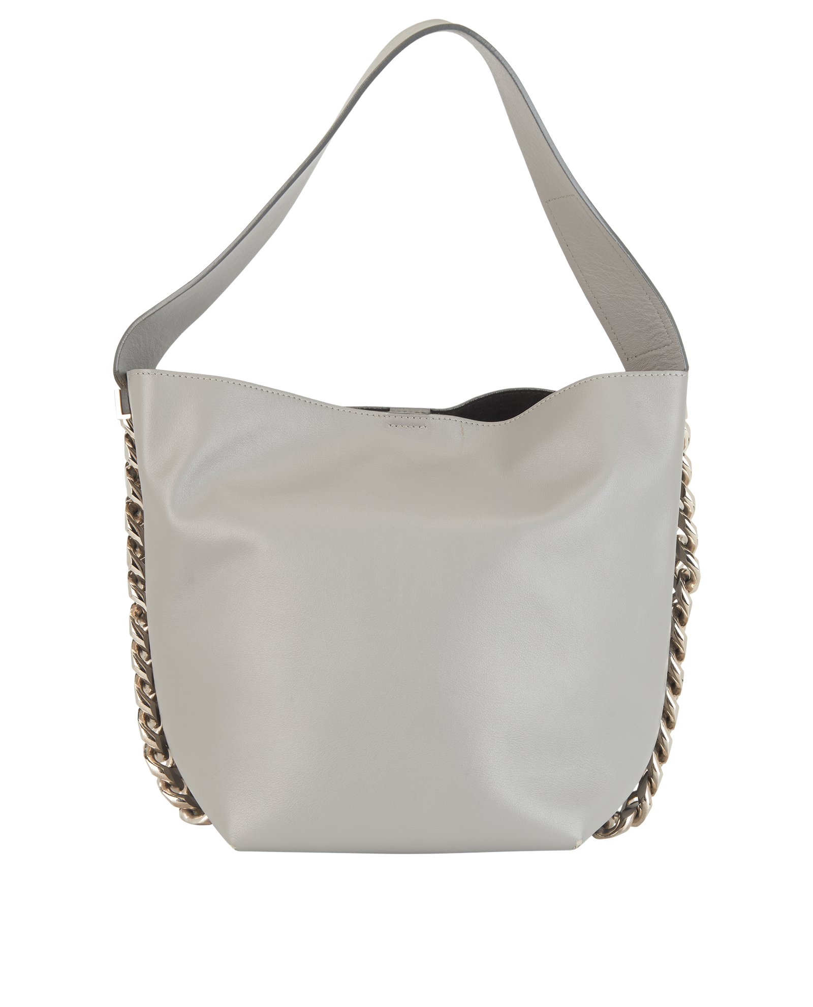 Infinity Bucket, &pound;350, Handbags, Grey, Leather, Back view